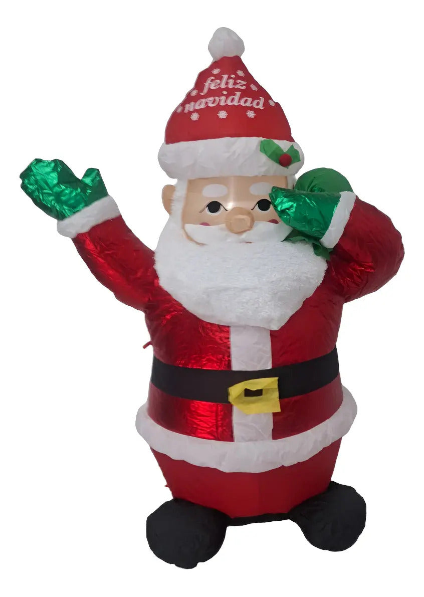 Inflable Navideño Santa Claus Marca Lluvia