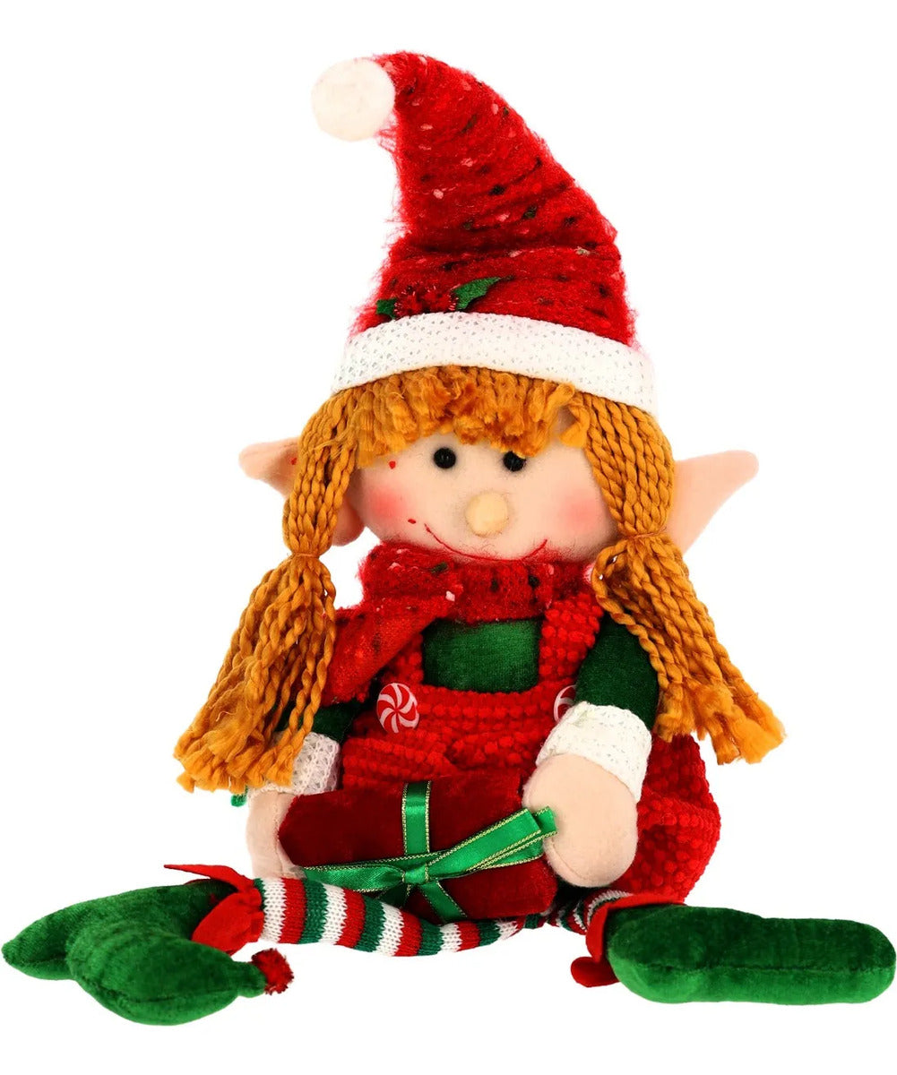 Muñeca Duendecilla Lluvia Felpa con Trenzas 70 cm