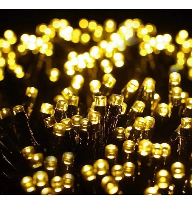 Serie Navideña 400 Led Luz Lálida Cable Verde Aprox 20 M
