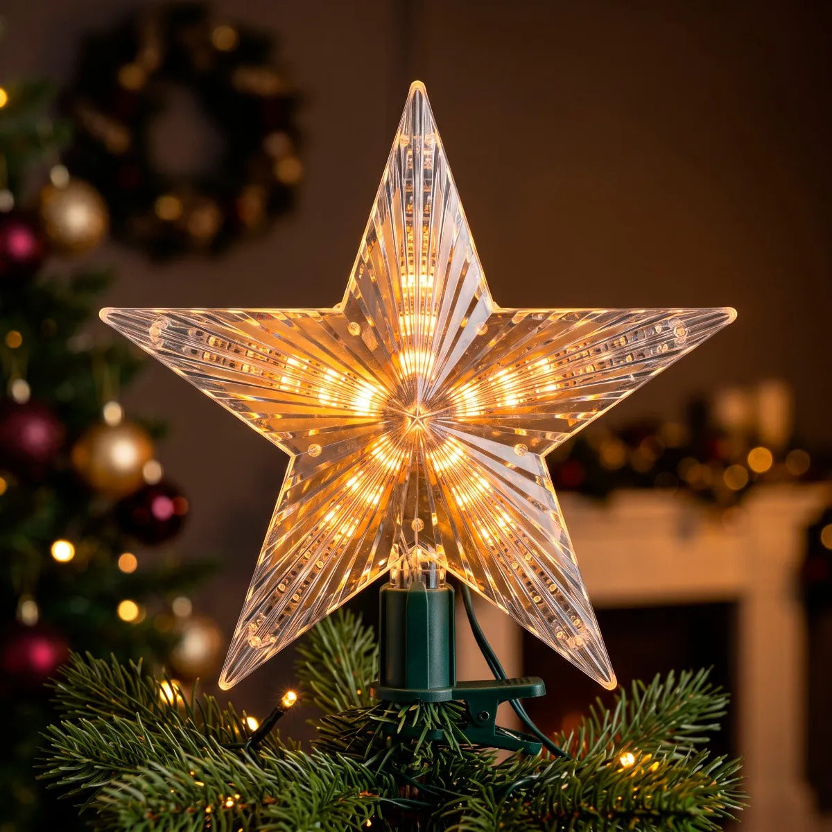 Estrella Para Pino JL 31 Luces Cálidas Efecto Profundidad