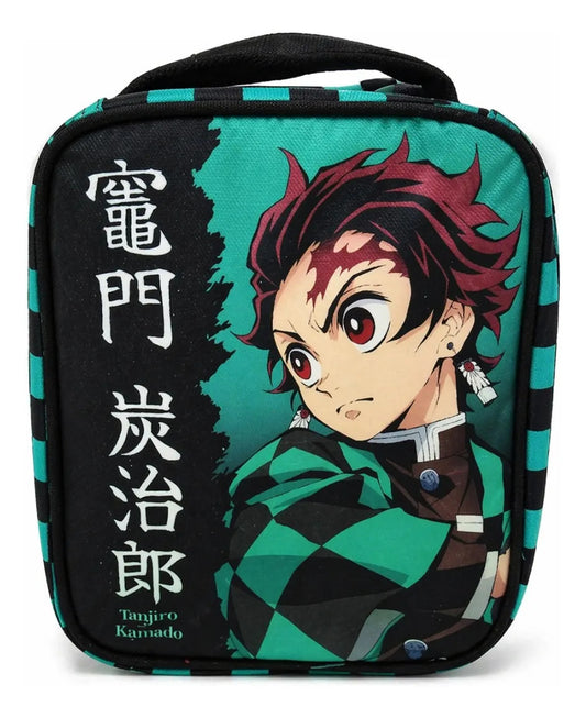 Lonchera Escolar Tanjiro Kamado Kimetsu No Yaiba Verde