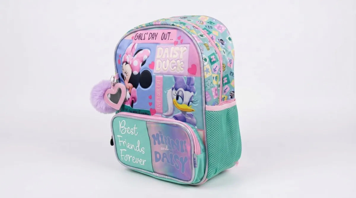 Mochila Kinder Ruz Minnie Mouse Daisy Duck Colores Pastel
