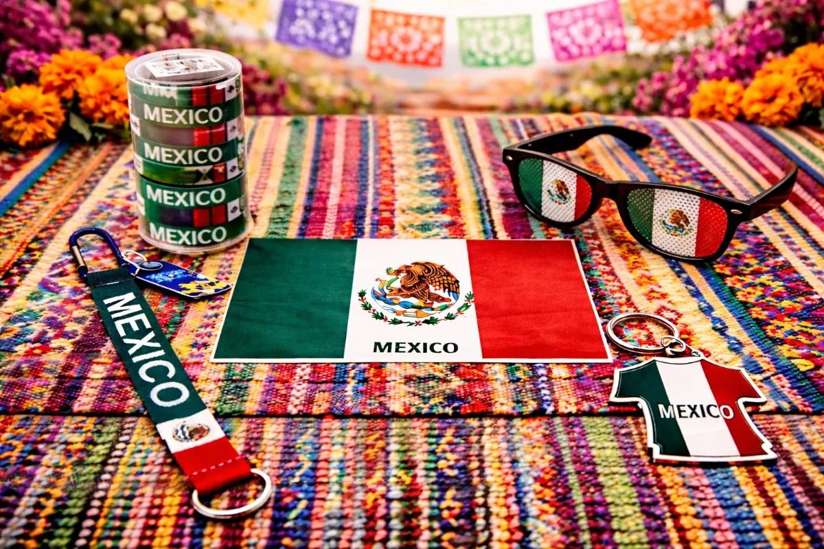 Kit Selección México Completo Lentes Negros Accesorios