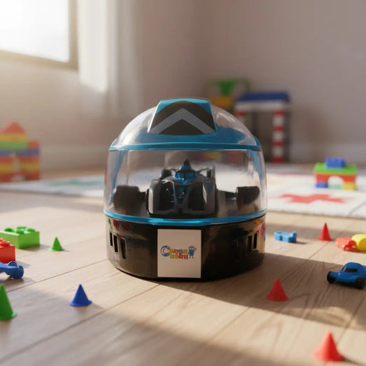 Mini Carro Control Remoto En Casco Candy Toys