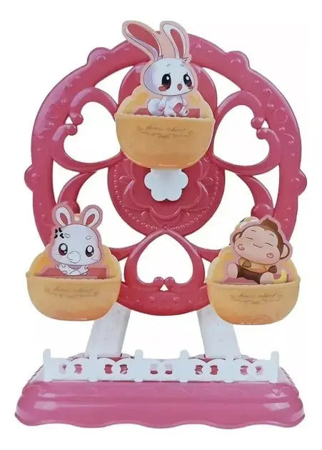 Conejitos Candy Toys Rueda De La Fortuna Con 13 Piezas