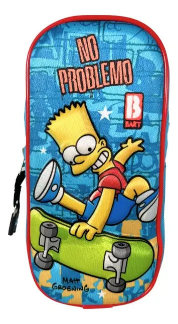 Mochila Primaria 3 Piezas Marca Yadatex Bart Simpson