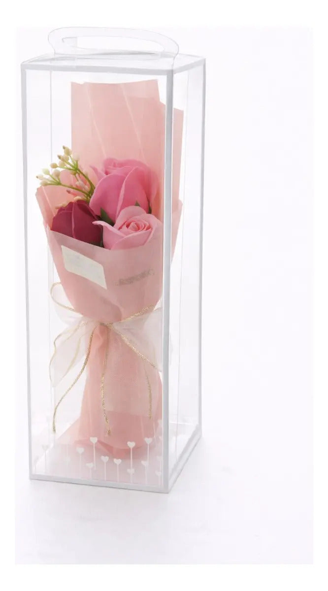 Detalle Romántico Con 3 Rosas Infinitas Surimax