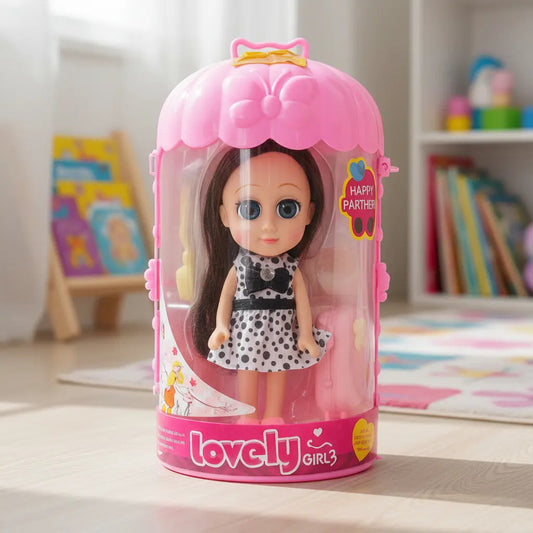 Muñeca Candy Toys Con 16 Accesorios En Estuche Cápsula