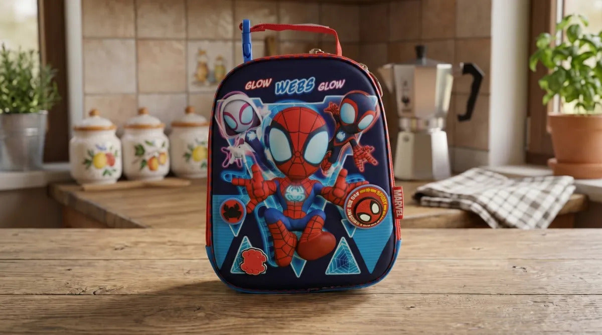 Lonchera Escolar Marvel Spidey Miles Morales Y Ghost Spider