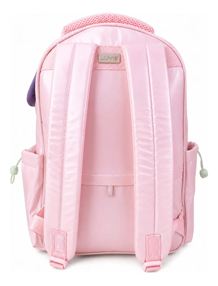 Set Escolar Lluvia Rosa Tornasol Súper Brillante Tres Piezas