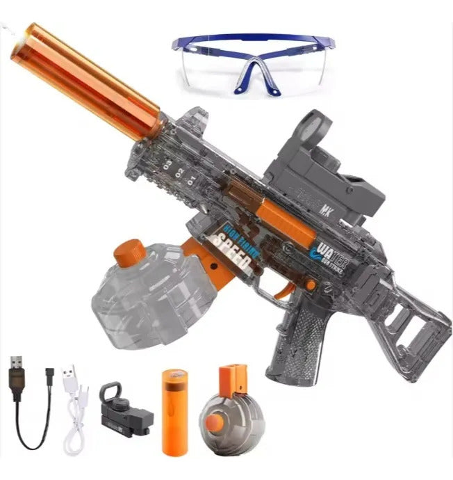 Pistola De Agua Eléctrica Rifle Recargable 3 Velocidades