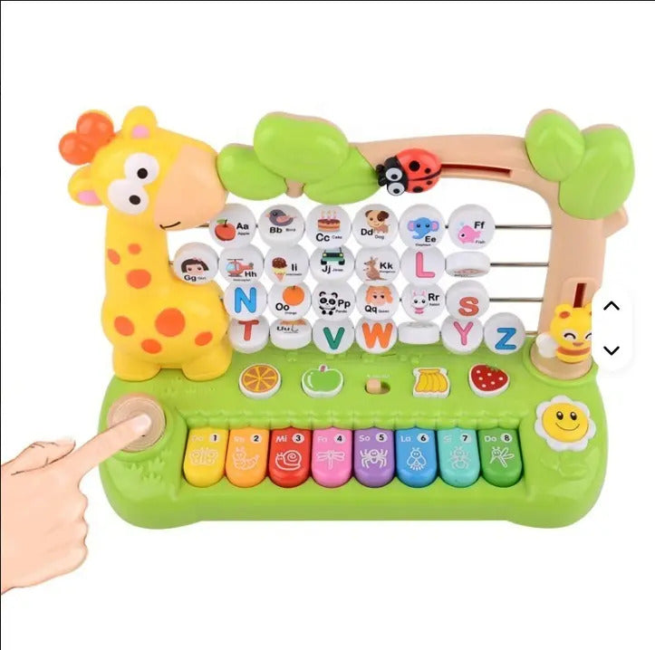 Juguete Educativo Jirafa Con Piano,con Luz Marca Candy Toys
