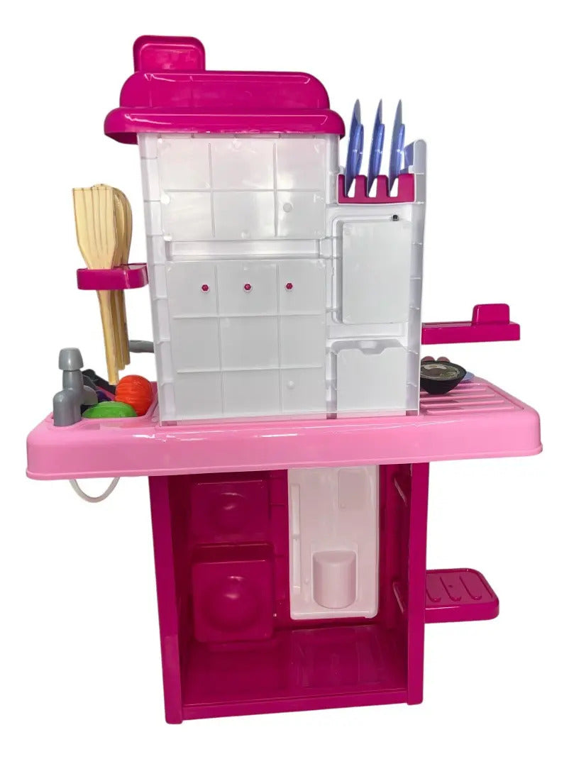 Cocina Infantil Marca Candy Toys Modelo Pequeño 42 Piezas