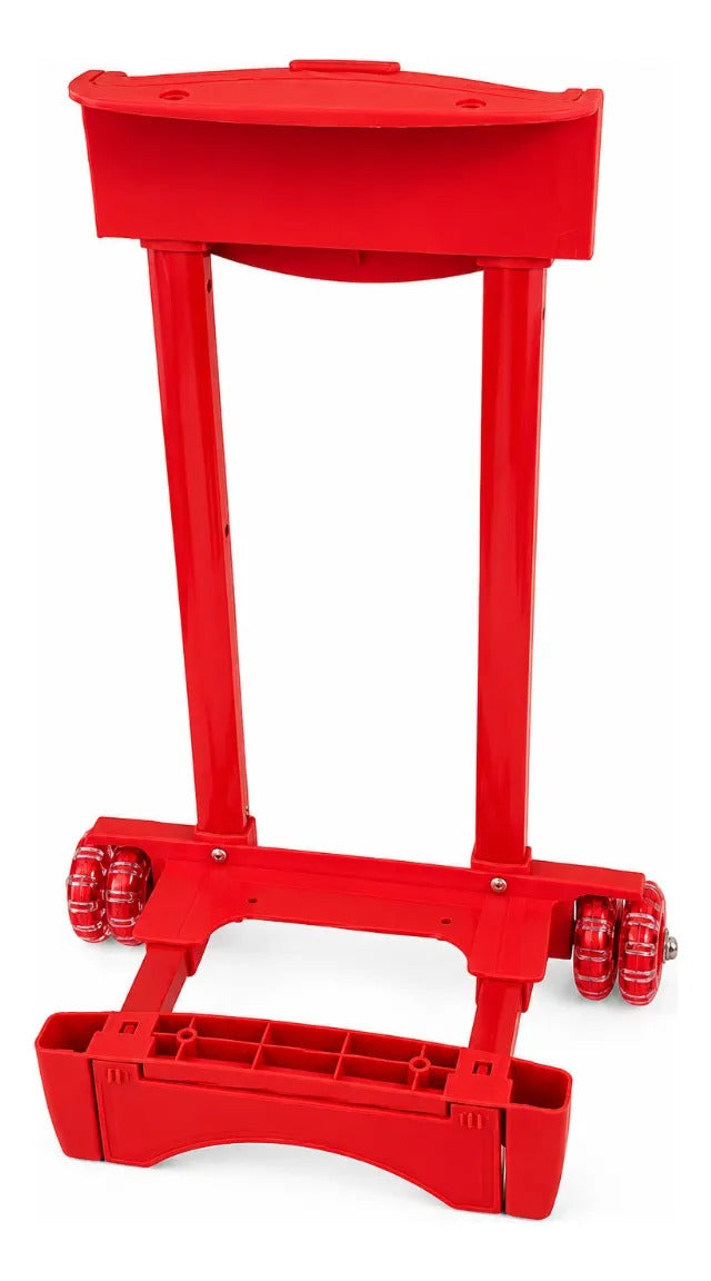 Carrito Para Mochila Color Rojo Primaria 17 Pulgadas