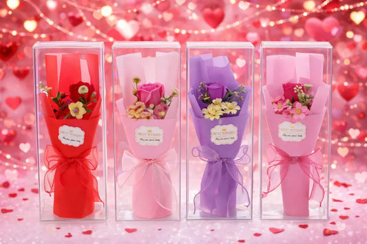 Detalle Romantico Con Flores Infinitas Para Regalo Surimax