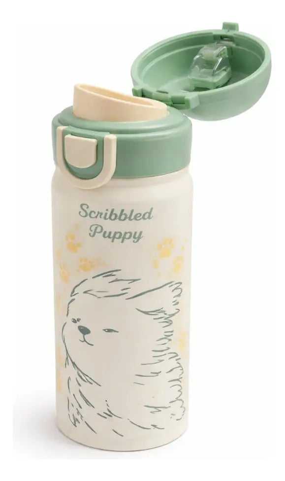 Termo De Acero Inoxidable 350 Ml Con Diseños De Animalitos