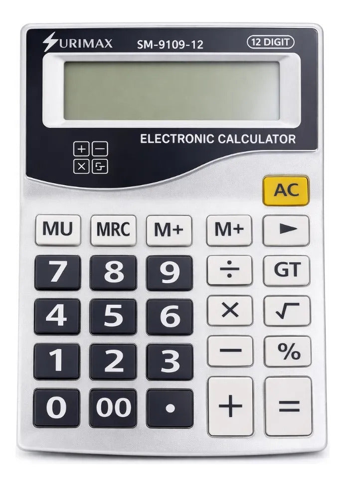 Calculadora Surimax Pantalla 12 Dígitos Oficina Escuela