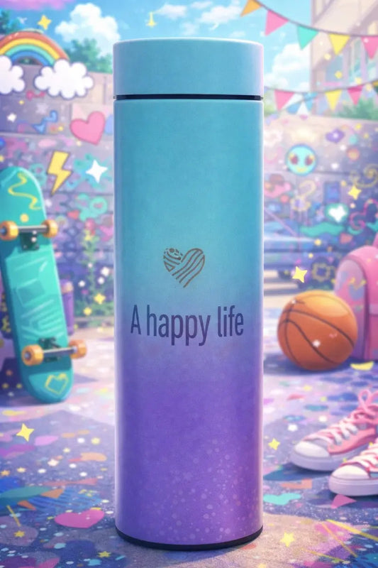 Termo Digital Happy Life 500 Ml Con Indicador De Temperatura