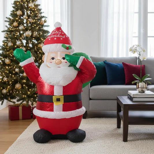 Inflable Navideño Santa Claus Marca Lluvia
