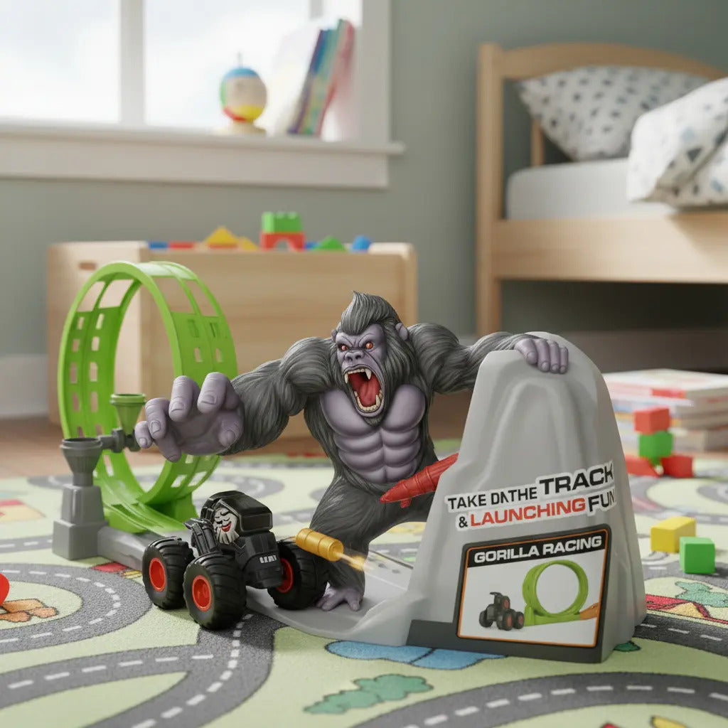 Pista De Carros Gorilla Track Con Loop 360 Candy Toys