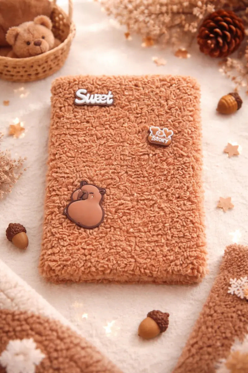 Libreta Suave Afelpada Capibara Tamaño Francés Surimax