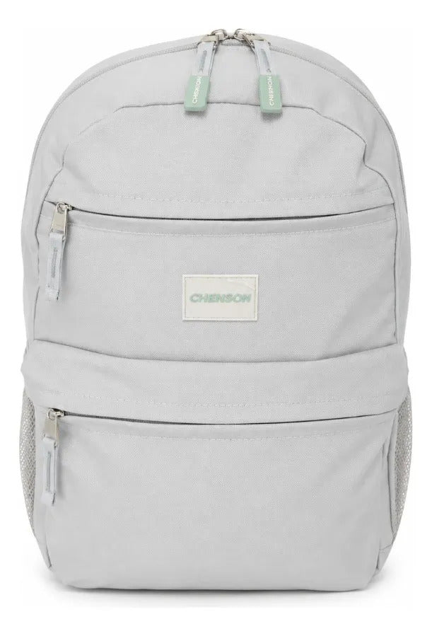 Mochila Chenson Verde Menta Juvenil Diseño Minimalista