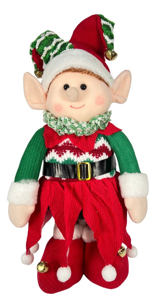 Decoracion Navideña Duende Navideño Extensible 78x7x15 Cm