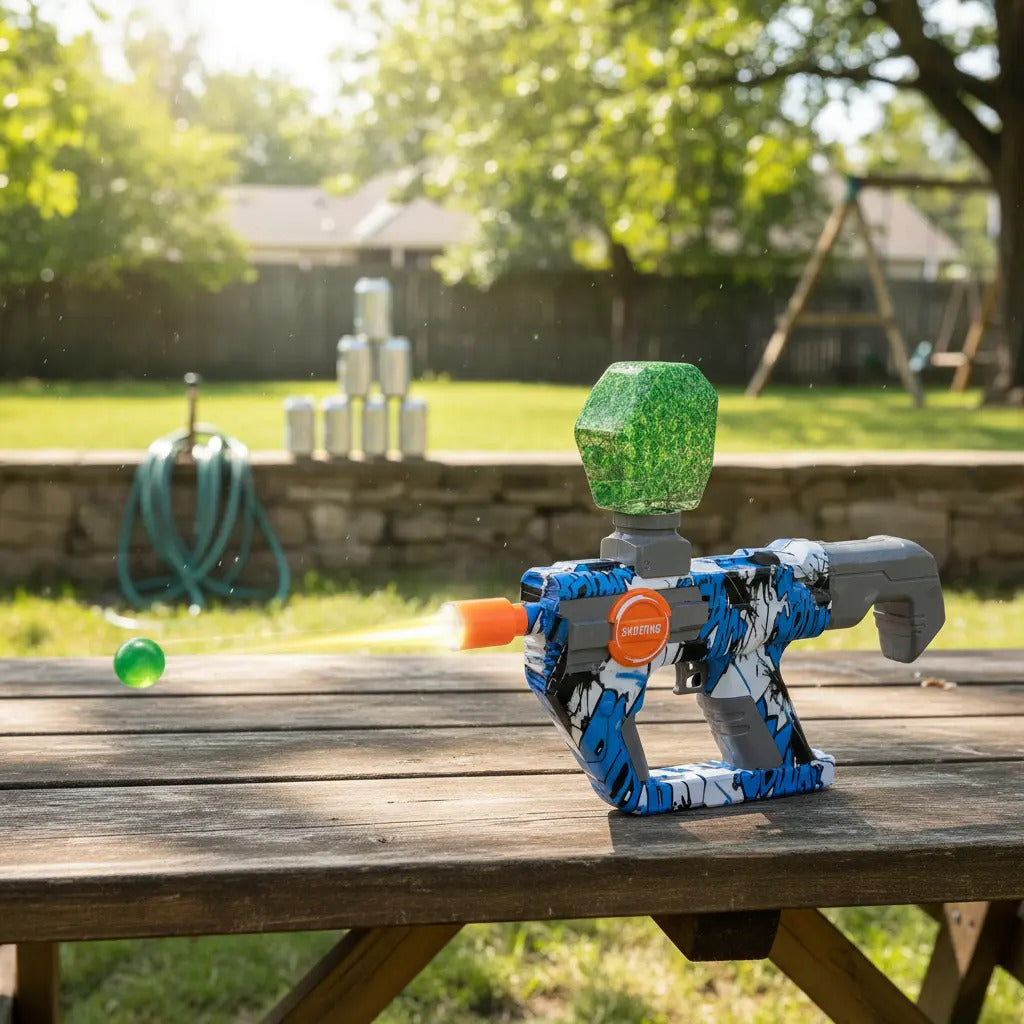 Pistola De Orbits Candy Toys Con Luz Y 30,000 Balas