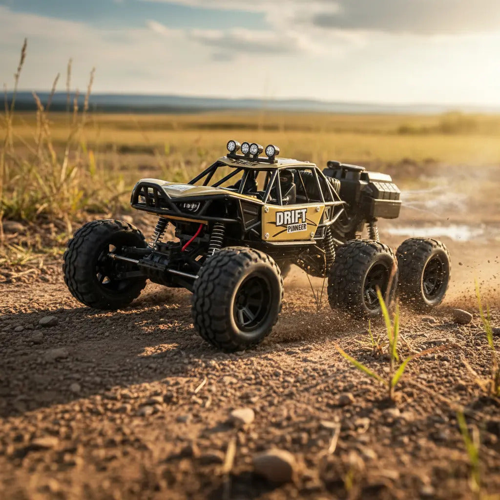 Vehículo Rc 6x6 Candy Toys Con Efecto Vapor 1:18