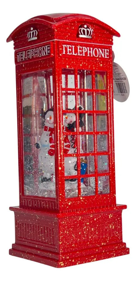 Lampara En Forma De Farol En Forma Cabina Navideña 21x8x8 Cm