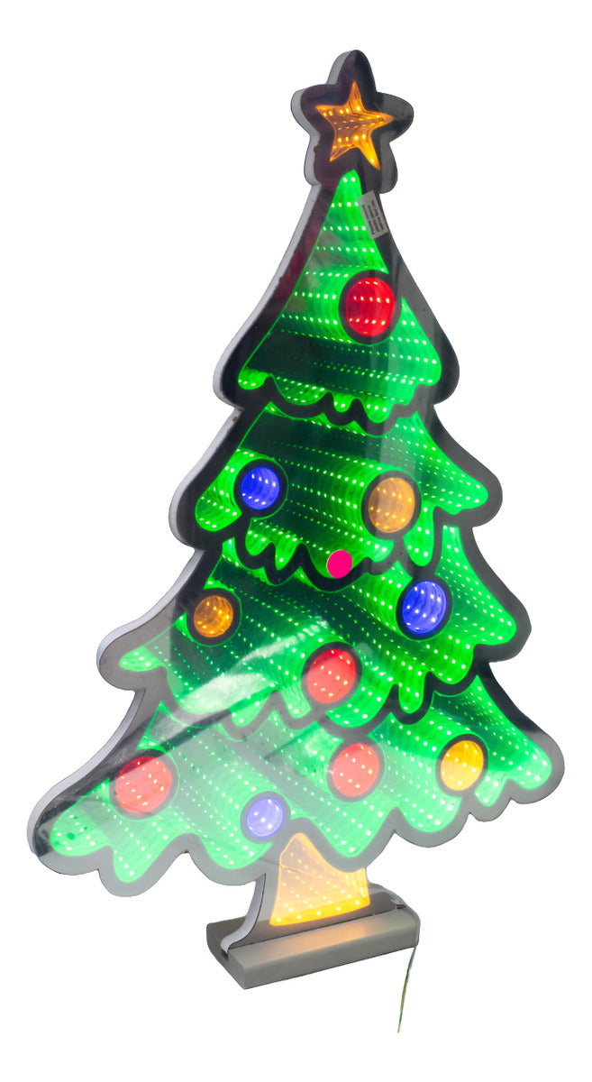 Luz Infinita Árbol Navideño 65x45x2 Cm 393 Luces