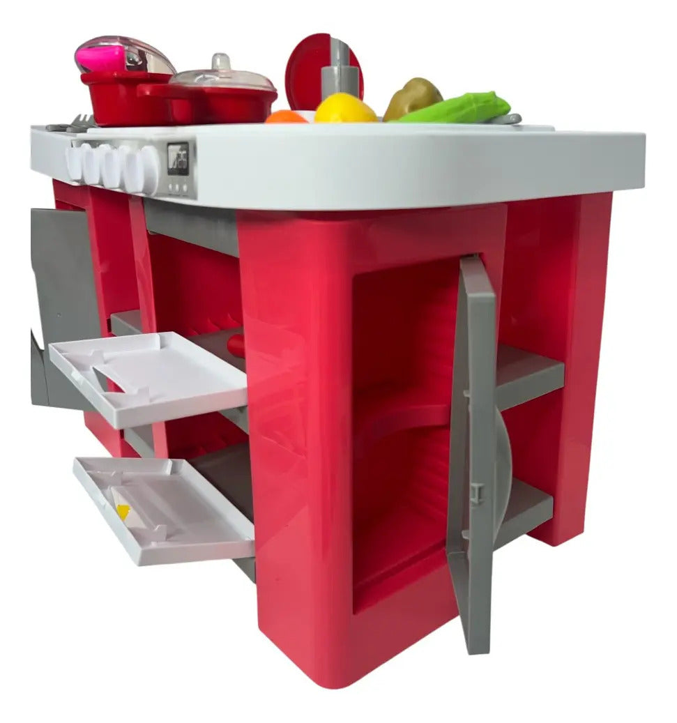 Cocina Marca Candy Toys Kitchen Set  58 Piezas