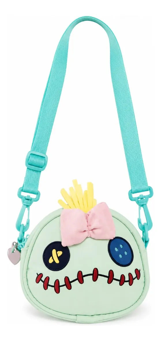 Mochila Afelpada Stitch Yadatex Con Bolsito Desmontable