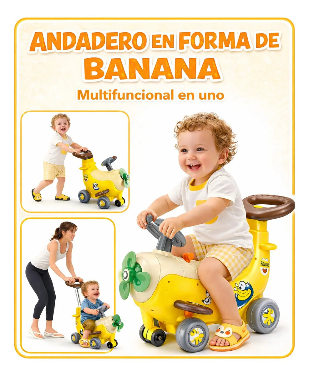 Montable Banana 4 En 1 Con Luces Y Sonidos Marca Candy Toys