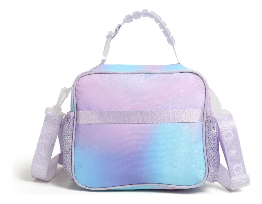 Lonchera Escolar Lluvia Butterfly Con Monedero Desmontable