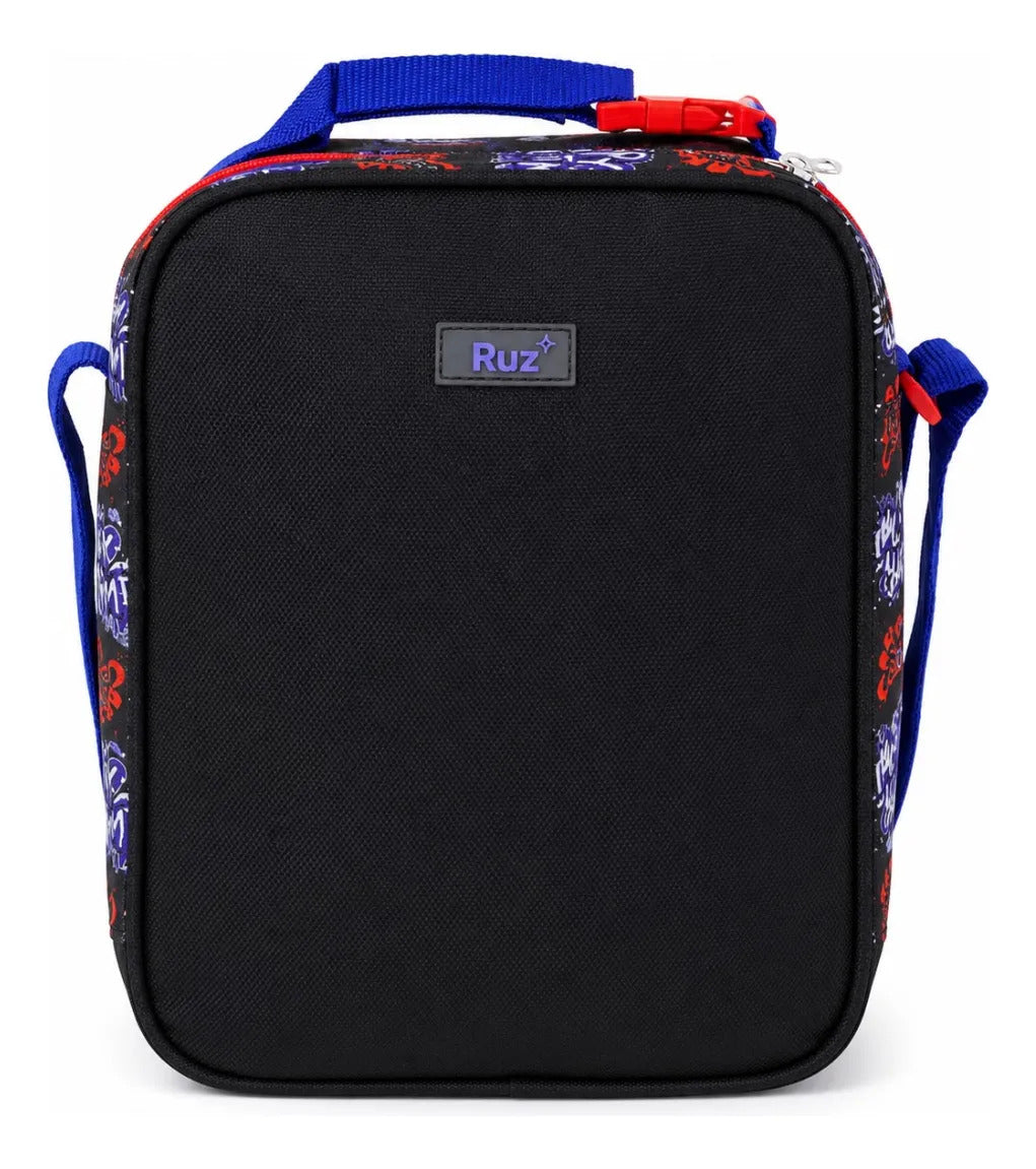 Lonchera Escolar Ruz Huggy Wuggy Poppy Playtime Color Azul