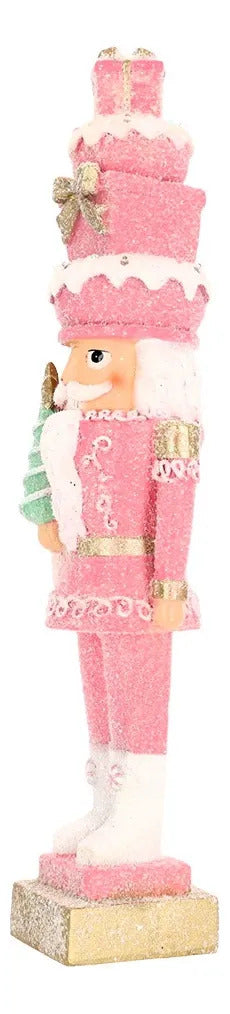 Cascanueces Lluvia Rosa Candy Navidad de Ensueño 56 cm