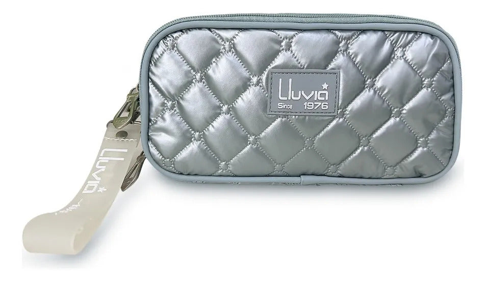 Set Escolar Lluvia Verde Menta 3 Pzas Acolchado