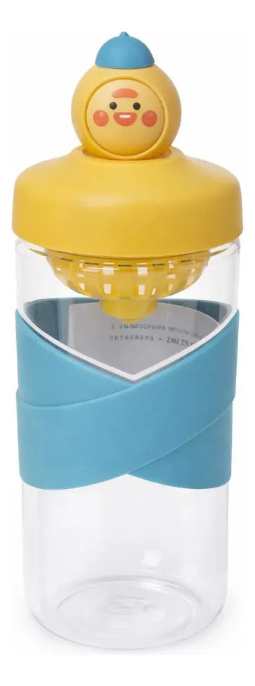 Botella Niños 500ml Acrílica Con Filtro Para Té Y Jugos