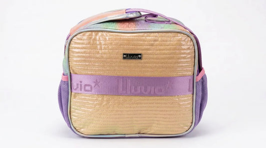 Lonchera Lluvia Puerquito Osito Salmón Térmica Con Glitter