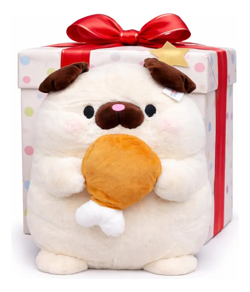 Peluche Perrito Shiba Inu O Pug Grande 45×36×39 Cm Candytoys