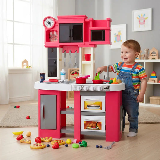 Cocina Marca Candy Toys Kitchen Set  58 Piezas