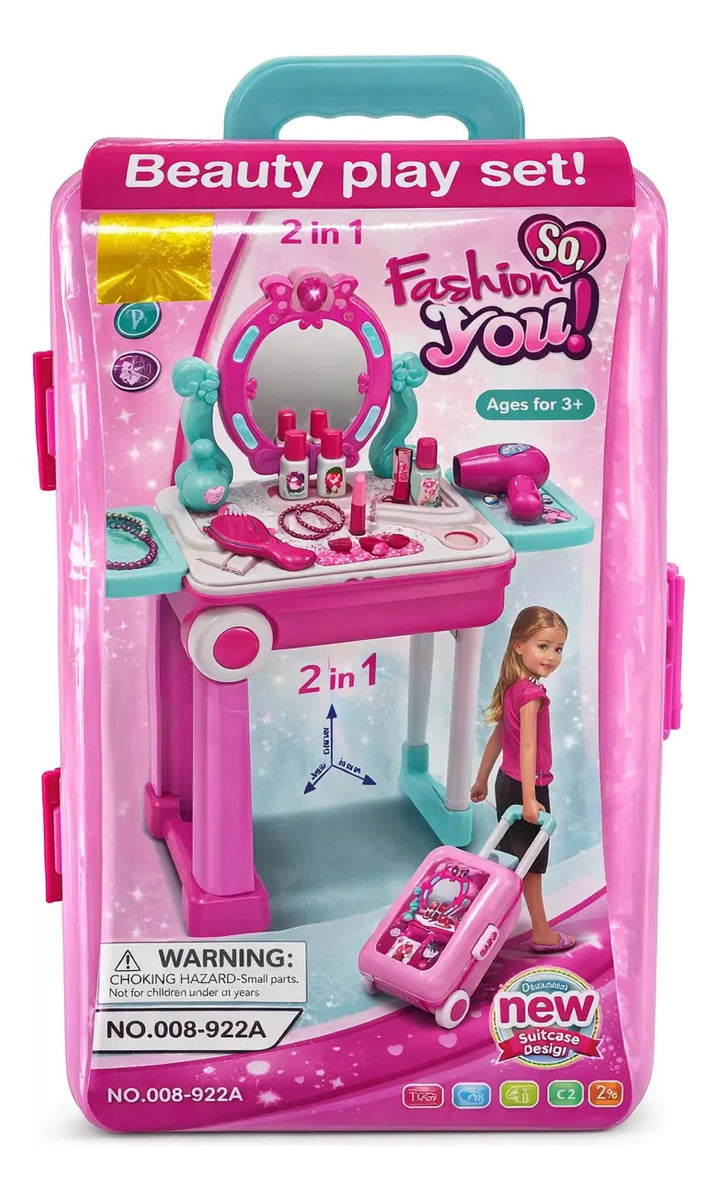 Tocador Infantil Be Star Beauty 2 En 1 Con Luz, Sonido