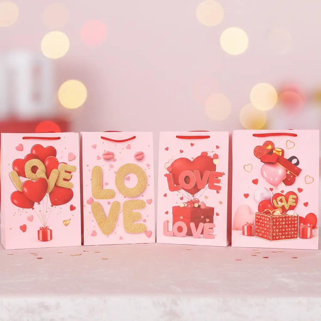 Bolsas De Regalo Una Docena Diseño Romántico Surimax