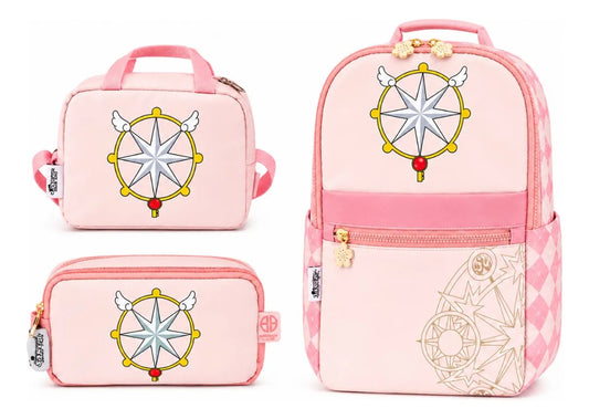 Mochila Escolar Tres Piezas Sakura Card Captor American Bags