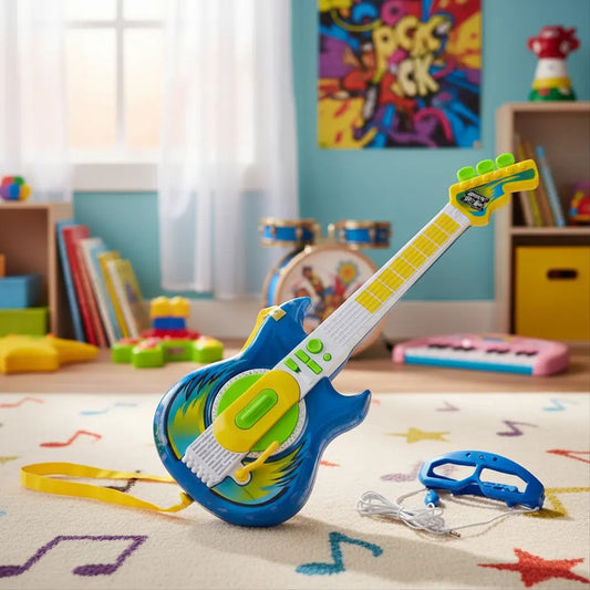 Guitarra Musical Para Niños Candy Toys Con Notas Y Efectos