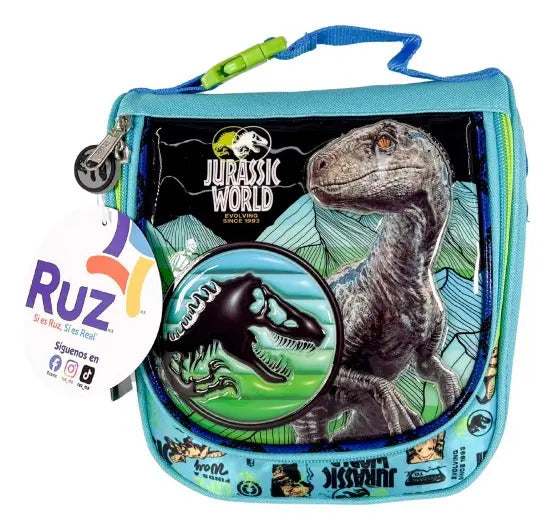 Mochila Primaria  3 Piezas Marca Ruz Jurassic World
