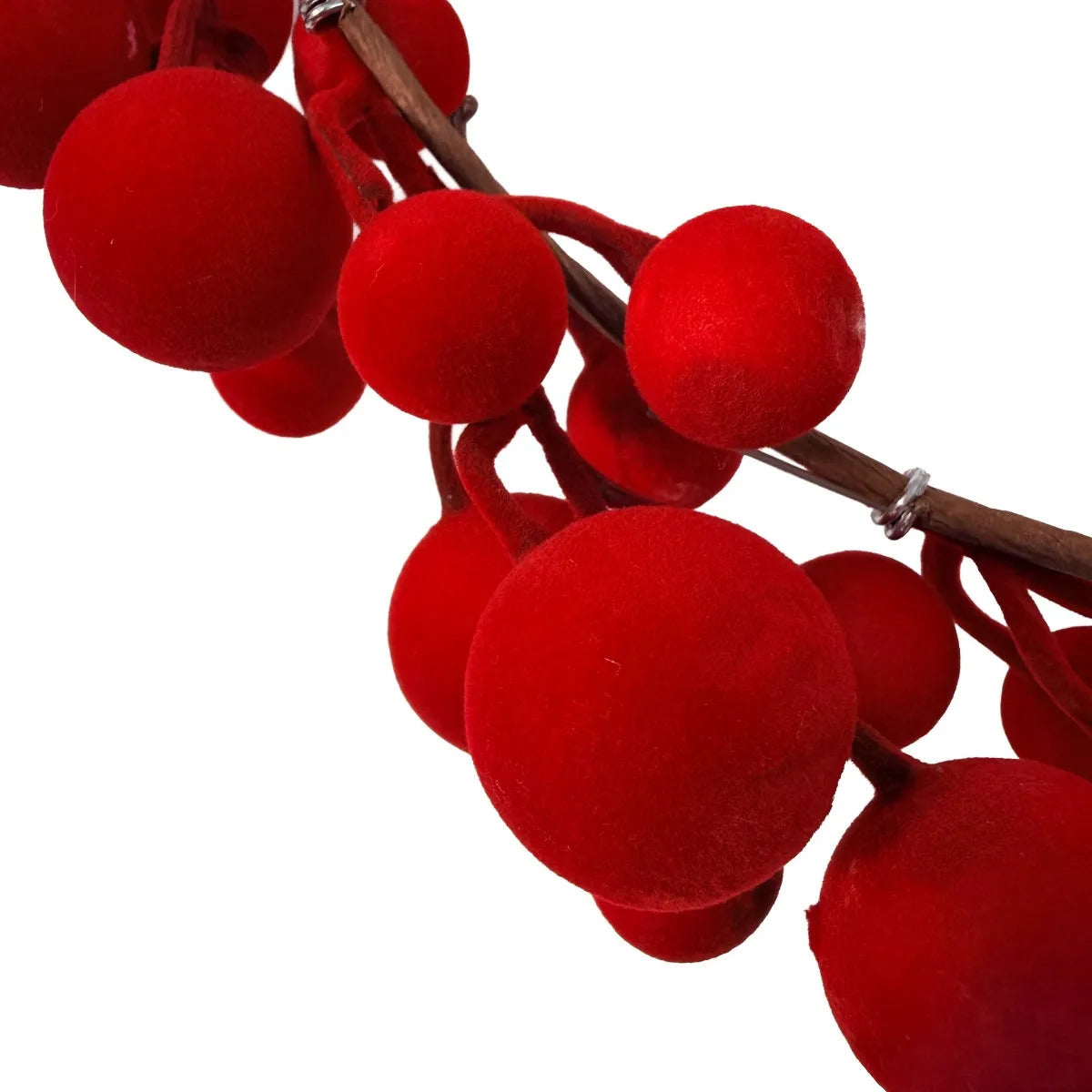 Guirnalda Lluvia Lights Bayas Rojas Decorativas 180 Cm