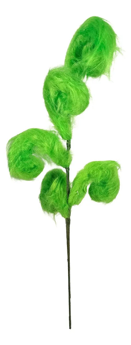 Rama Navideña Lluvia Verde Manzana Tipo Grinch 52cm