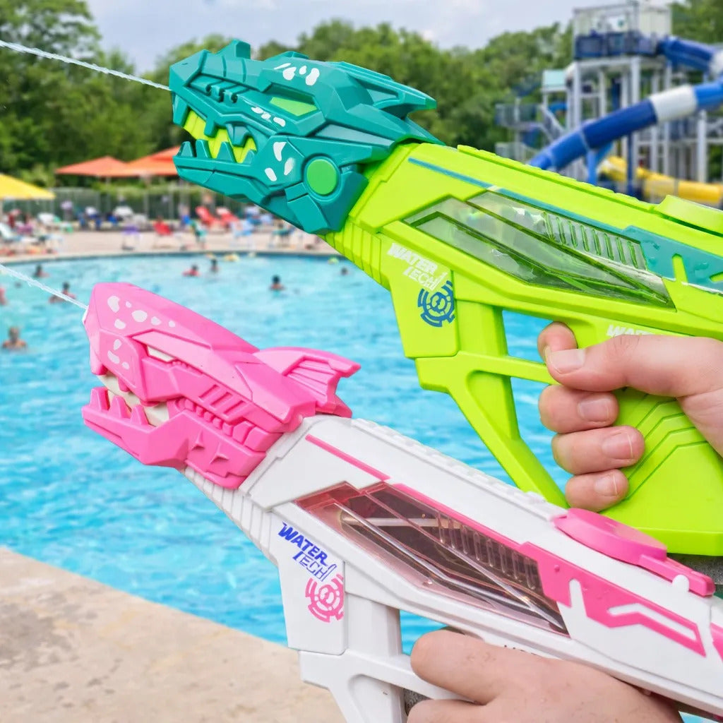 Pistola De Agua Recargable Para Niños Con Diseño Dinosaurio